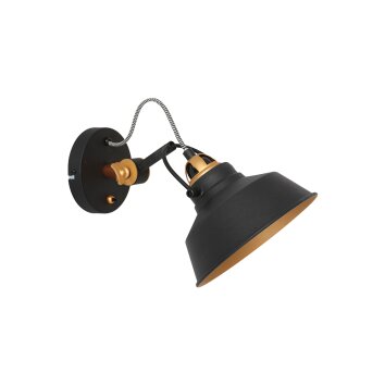 Steinhauer Nové Muurlamp Zwart, 1-licht