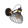 Steinhauer Dunbar Muurlamp Zwart, 1-licht