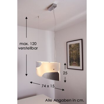 Sil Lux Hanger Chroom, 4-lichts
