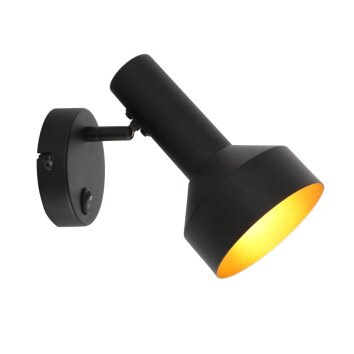 Steinhauer Bundle Muurlamp Zwart, 1-licht