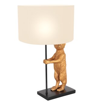 Steinhauer Animaux Tafellamp Goud, Zwart, 1-licht