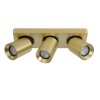 Lucide NIGEL Plafondlamp LED Goud, Messing, 3-lichts