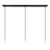 Lucide WOLFRAM Hanglamp Zwart, 3-lichts