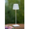 Lucide JUSTIN Tafellamp voor buiten LED Wit, 1-licht