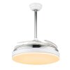 Globo CABRERA plafondventilator LED Wit, 1-licht, Afstandsbediening