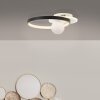 Brilliant Atlanta Plafondlamp LED Zwart, 1-licht