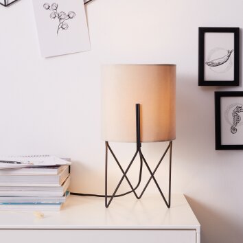 Brilliant Atami Tafellamp Zwart, 1-licht