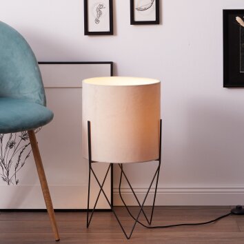 Brilliant Atami Staande lamp Zwart, 1-licht