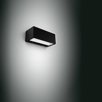 Lutec Gemini Buiten muurverlichting LED Antraciet, 1-licht