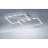 Leuchten-Direkt IVEN Plafondlamp LED Zilver, 2-lichts, Afstandsbediening