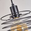 Tobuna Hanglamp Zwart, 4-lichts