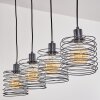 Tobuna Hanglamp Zwart, 4-lichts