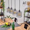 Tobuna Hanglamp Zwart, 4-lichts
