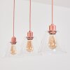 Puestito Hanglamp Goud, Roze, 3-lichts