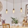 Puestito Hanglamp Brons, Goud, 3-lichts