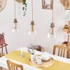 Puestito Hanglamp Brons, Goud, 3-lichts