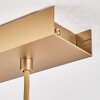 Puestito Hanglamp Brons, Goud, 3-lichts