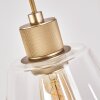 Puestito Hanglamp Brons, Goud, 3-lichts
