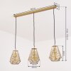 Cassils Hanglamp Goud, 3-lichts