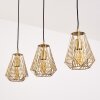 Cassils Hanglamp Goud, 3-lichts