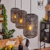 Uguay Hanglamp Zwart, 3-lichts