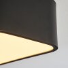 Iriondo Plafondlamp LED Zwart, 1-licht, Afstandsbediening