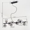 Chehalis Hanglamp LED Zwart, 9-lichts