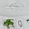 Xena Plafondlamp LED Wit, 1-licht, Afstandsbediening
