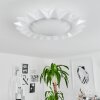 Solanet Plafondlamp LED Wit, 1-licht, Afstandsbediening, Kleurwisselaar