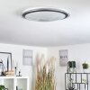Gorgonta Plafondpaneel LED Wit, 2-lichts, Afstandsbediening, Kleurwisselaar