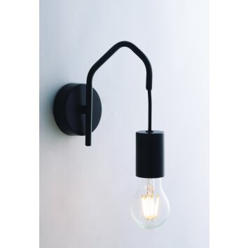 Cuyama Muurlamp Zwart, 1-licht