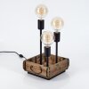 Avestruz Tafellamp Bruin, Zwart, 3-lichts