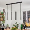Stettler Hanglamp Zwart, 4-lichts