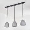 Stettler Hanglamp Zwart, 3-lichts
