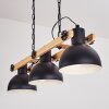 Chetco Hanglamp Bruin, Zwart, 3-lichts