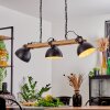 Chetco Hanglamp Bruin, Zwart, 3-lichts