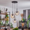 Hickmann Hanglamp Zwart, 3-lichts
