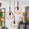 Hickmann Hanglamp Zwart, 3-lichts