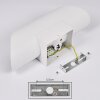 Ricardone Muurlamp Wit, 1-licht