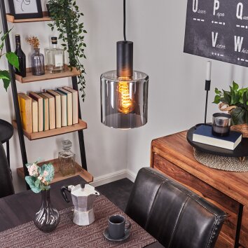 Roosevelt Hanger Zwart, 1-licht