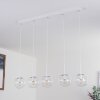 Mesas Hanglamp Wit, 5-lichts