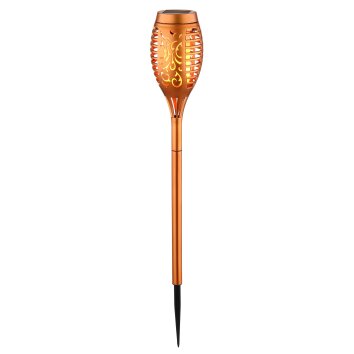 Globo Solarlamp LED Koperkleurig, 12-lichts