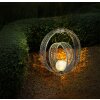 Globo Solarlamp LED Zilver