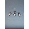 Fischer & Honsel Tilda Plafondlamp Zwart, 4-lichts