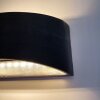 Fischer & Honsel Arles Muurlamp LED Zwart, 2-lichts