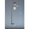 Fischer & Honsel Shade Staande lamp Zwart, 3-lichts