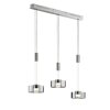 Fischer & Honsel Lavin Hanglamp LED Nikkel mat, 3-lichts