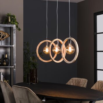 Elortondo Hanglamp Zwart, 3-lichts