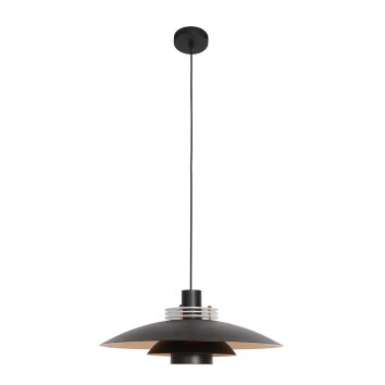 Steinhauer Flinter Hanglamp Zwart, 1-licht