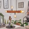 Burruyaco Hanglamp Grijs, Natuurlijke kleuren, 4-lichts